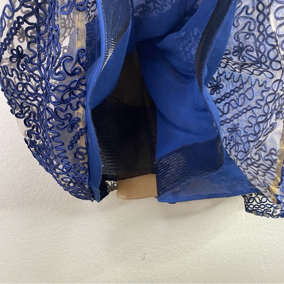 BHLDN Anthropologie Sara Emanuel Blue Presley Maxi Dress - Picture 7 of 9